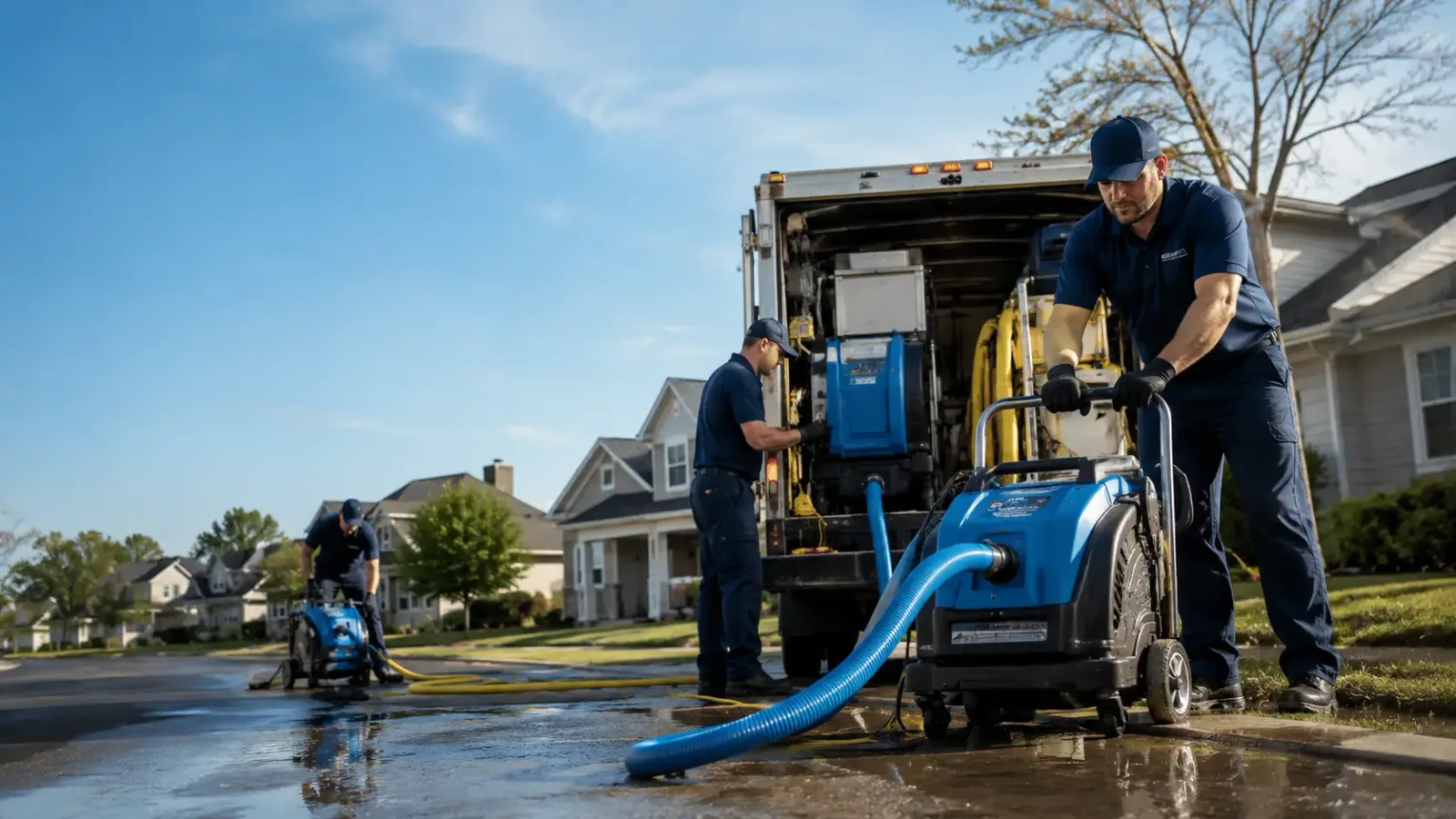 Flood Damage Cleanup in Offutt Afb, NE